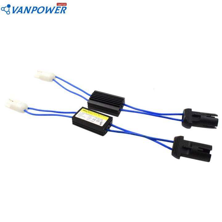 2pcs 12V LED Warning Canceller Decoder Universal Car Lights Canbus