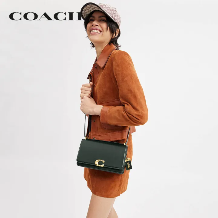 coach-กระเป๋าสะพายไหล่ผู้หญิงรุ่น-bandit-shoulder-bag-สีเขียว-cc416-b4rft