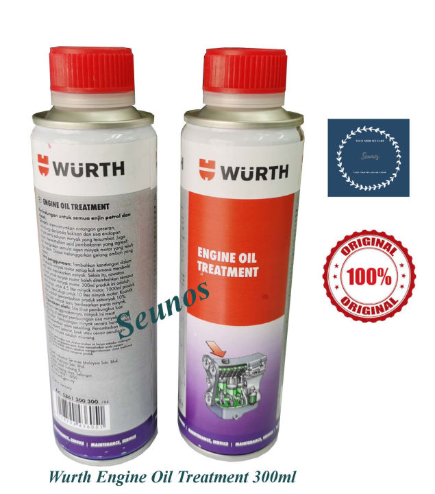 100 Original Wurth Engine Oil Treatment 300ml Lazada