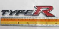 Logo Type-R งานพลาสติก ของรถ  Honda 15 cm ดำ แดง