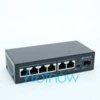 DSLRKIT 4POE 1SFP 2UpLink Gigabit 7พอร์ตหัวฉีดสวิตช์ PoE แบบพาสซีฟอีเธอร์เน็ต