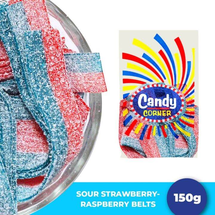 Fini Sour Strawberry Raspberry Belts 150g | Lazada PH