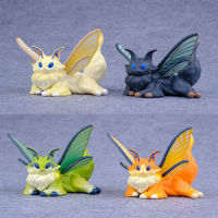 【CW】Kawaii Figure Butterfly Catsilkworm Moth Cat Statuette Sk Gashapon Assembling Toys Ornament Cartoon Pvc Action Desktop Decorate