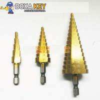 100 Original HUK Pyramid Titanium-Coated Hole Drilling Tool Drill Bit จัดส่งฟรี