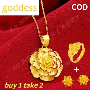 Real Gold] Pure 18k Saudi Gold Necklace Pawnable Original Necklace for  Women Necklace for Girls Korean Style Good Luck Couple Necklace Love Pendant  Fasion Jewellery Not Fade Birthday Present Engagement Gift Necklaces