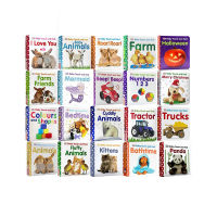 A complete set of 20 books DK baby touch and feel animal behavior habit cultivation Baby Touch Book Childrens parents and children reading cognitive science at the age of 1-2-3