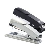 1 Pcs White/Black Simple Stapler For Office Or DeskAdhesives Tape