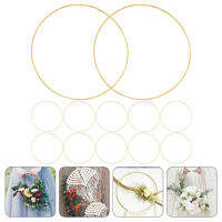 Mlinstudio 12pcs Dream Catcher Ring Metal Crafting Ring แหวนทอแหวนวงแหวนโลหะวงกลม