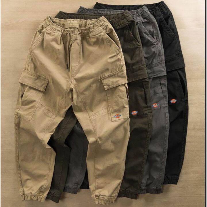 dickies-กางเกงขายาวลําลอง-ทรงหลวม-สีกากี-เหมาะกับใส่กลางแจ้ง-สําหรับผู้ชาย