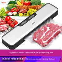 125W Eu Plug Electric Vacuum Sealer Small Home Kitchen Sealing Machine Food Sealers With 10Pcs Food Vacuum Bags Sealer Packaging