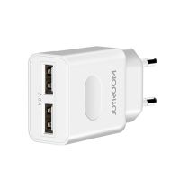 เซตชาร์จ Joyroom รุ่น L-L221 (EU) เซตชาร์จ 2 pot Micro / Lightning USB ให้ชาร์จได้ 2 ช่อง