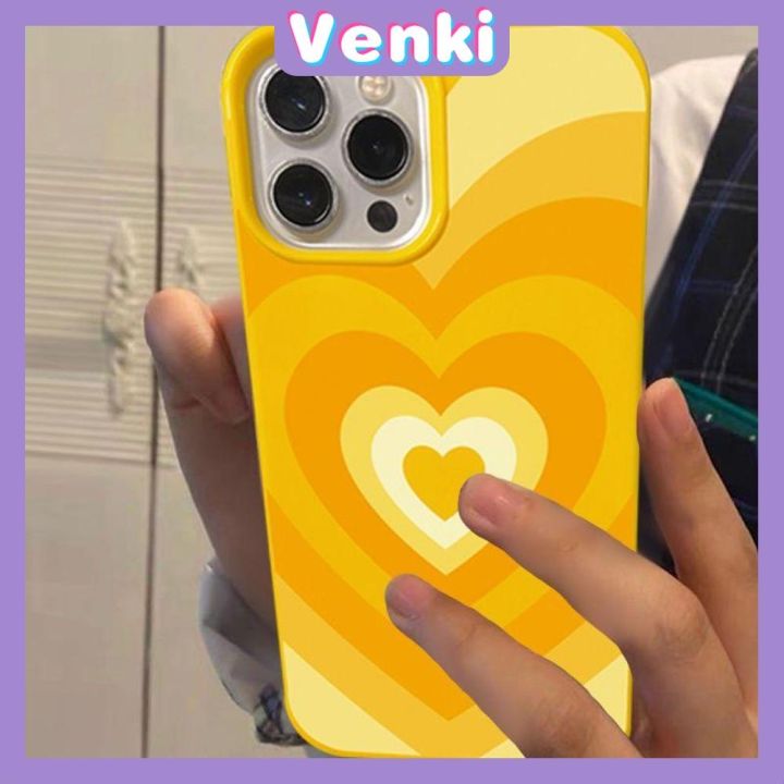 venki-case-iphone-14-pro-max-tpu-soft-case-love-circle-glossy-yellow-candy-case-camera-protection-shockproof-for-iphone-14-13-12-11-plus-pro-max-7-plus-x-xr