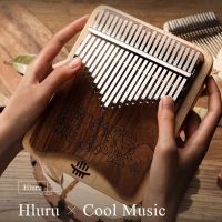 【YF】 Hluru 21 Kalimba A Class Wood Musical Instrument Thumb with Pickup