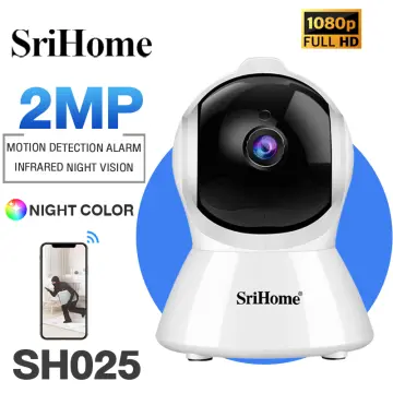 srihome sh020 wireless ip camera 1296p pan tilt night vision