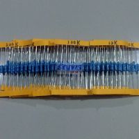 (5 ตัว) ตัว R ตัวต้านทาน 1/2W ขนาด 1K ถึง 91K รีซิสเตอร์ Resistor ฟิล์มโลหะ Metal Film 1/2W 0.5W 1% #MF 1/2W