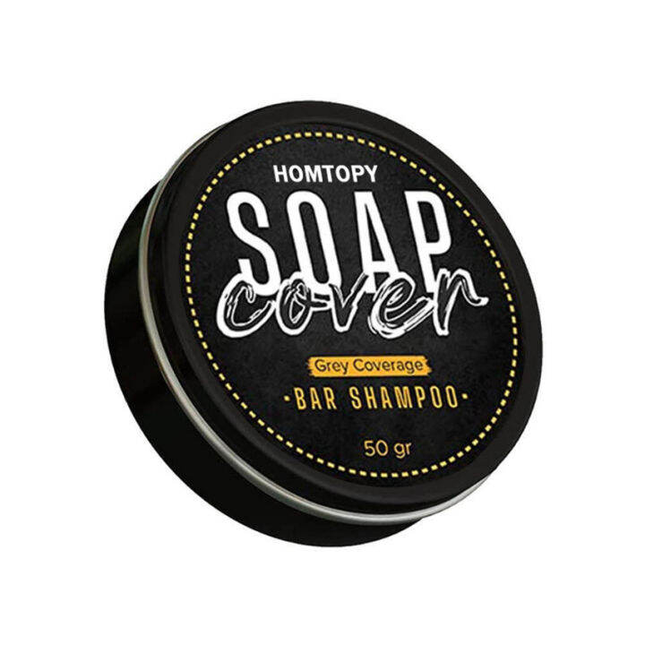 Men's Black Hair Soap Natural Organic Hair Darkening Soap Shampoo Bar ...