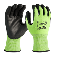 Milwaukee (129305595) ถุงมือสะท้อนแสง Cut Level 3 Hi-Vis