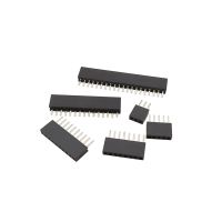 10Pcs 1.27mm Pitch 1.27 mm Single Row Female Socket Pin Header PCB Board Connector 2P-50Pin Straight 1.27mm Pinheader Socket