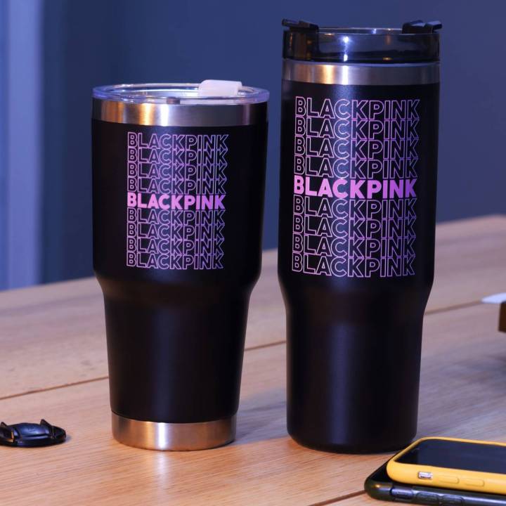 แก้ว-black-pink-สกรีนblack-pink-ชมพู-exclusive-ชาวblinkห้ามพลาด-ขนาด-30-ออนซ์แถมหลอดในตัว