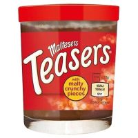 มอลทีเซอร์ สเปรด ทา ขนมปัง รส มอลต์ ช็อกโกแลต 200 กรัม Maltesers Teasers Bread Spread with Malty Crunchy Pieces 200 g.