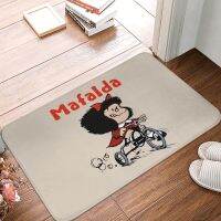 【ปัจจุบัน】 Mafalda จักรยานประตูหน้าชั้น Entrance Mat Quino Manga ห้องครัว Bath พรมเช็ดเท้าระเบียงพรมพรมห้องน้ำห้องนั่งเล่น Footpad