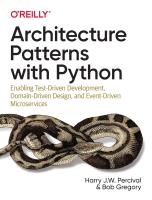 หนังสืออังกฤษใหม่ Architecture Patterns with Python : Enabling Test-Driven Development, Domain-Driven Design, and Event-Driven Microservices [Paperback]