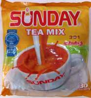 SUNDAY TEA MIX 3IN1  မြန်မာဆန်းဒေးလက်ဖက်ရည်  လက်ဖက်ရည်ချိုချိုလေး အသင့်ဖျော်လက်ဖက်ရည် အထုပ်သေးတစ်ထုပ်တွင်း 25ဂရမ်ပါဝင်သည်/5011027