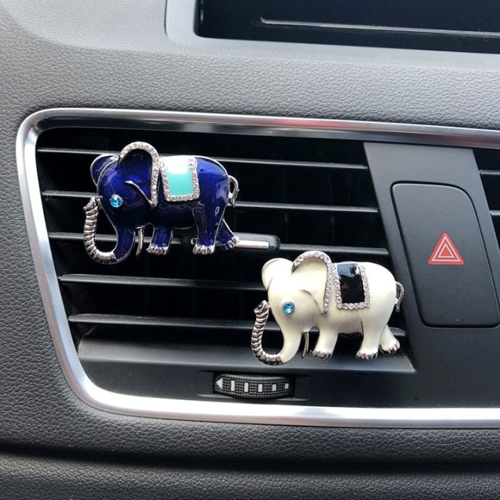 Ornaments Car Aroma Diffuser Car Air Fresheners Vent Clip Auto Perfume Car  Accessories Elegant Elephant Flavouring For Car Decor