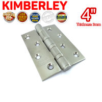 KIMBERLEY บานพับประตู บานพับหน้าต่าง สแตนเลสแท้ NO.919-4x3 -3mm SS รุ่นแกนใหญ่แหวนใหญ่ (JAPAN QUALITY)