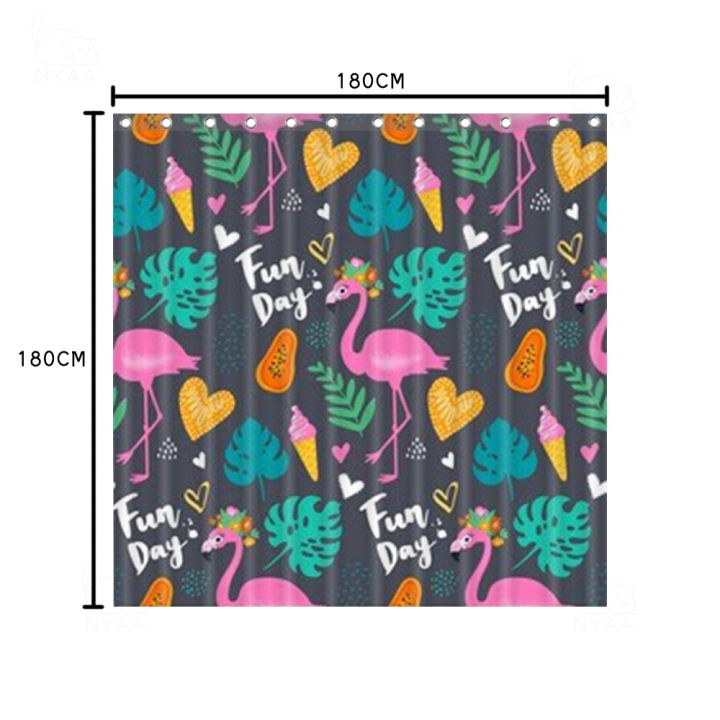 pink-flamingo-unicorn-pineapple-shower-curtain-fantasy-unicorn-bathroom-curtain-set-for-toilet-kid-room-rug-carpet-mat-decor