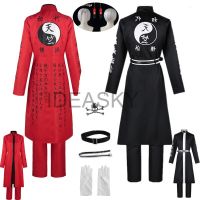 Anime Tokyo Revengers Izana Kurokawa Rindo Haitani Cosplay Black Red Tenjiku Jacket Uniform Party Halloween Costume Earring Wig