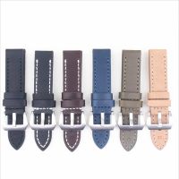 1Pcs 20mm 22mm 24mm 26mm Handmade Cow Leather Watch Band Watch Straps Good Quality New -071002