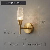 Nordic Personality LED Wall Lamp Gold Glass Goblet Design Modern For Bedroom Living Room Aisle Wall Light Home Lighting Fixtures