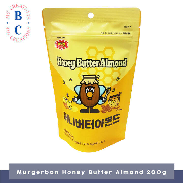 Murgerbon Honey Butter Almond 200g Lazada PH