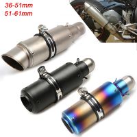 ☸ Unversal Motorcycle Exhaust Modify Pipe With Muffler For Kawasaki z1000 Z900 Z800 ninja 400 650 250r Z400 z750 With silencer