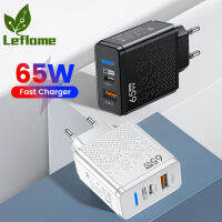 Leflame 65W หัวชาร์จเร็วเครื่องชาร์จ Usb Pd Qc 3.0 Type C อะแดปเตอร์เครื่องชาร์จเข้ากันได้กับแท็บเล็ต Iphone Ipad