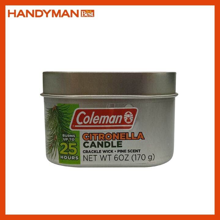 Coleman Citronella Candle, 6oz Pine Scent Lazada PH