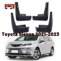 BuyV 4PCS PP Mudguard รถ Mud Flaps ด้านหน้าด้านหลังล้อ Splash Guard อุปกรณ์เสริมสำหรับ Toyota Sienna 2021 2022 2023