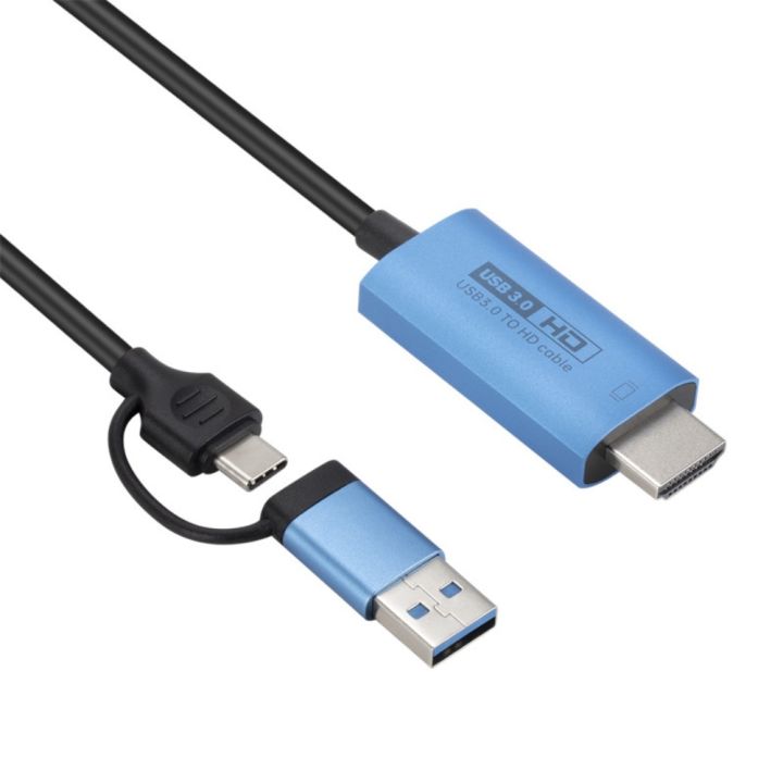 msaxxza-type-c-เป็น-hdmi-แปลง-usb-เป็น-hdmi-ตัวแปลง-usb-แปลง-usb-เป็น-hdmi-5gbps-type-c-เป็นสายอะแดปเตอร์-hdmi-แบบพกพา-v05e-โทรศัพท์มือถือสายเคเบิลหน้าจอเดียวกัน