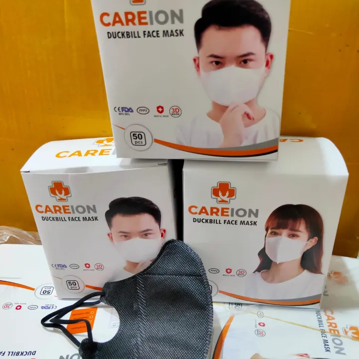 MASKER DUCKBIL HITAM 3 PLY ISI 50 PCS | Lazada Indonesia