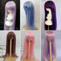 BJD SD 1/3 1/4 1/6 1/8 1/12 wig ancient style blank hair high temperature fiber doll wig  doll accessories 25 colors Electrical Connectors