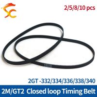 ●☂✴ GT2 Rubber Timing Belt Width 6/9/10/15mm Closed Loop Synchronous Drive Belt 2M 332 334 336 338 340 For 3D printers