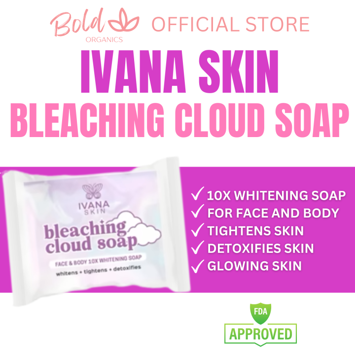 Bold Organics Ivana Skin Bleaching Cloud Soap Whitening Moisturize 7