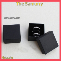 Samurry ✨Hot Sale✨ Car แพคเกจกระดาษสีดำกรณีแหวนสร้อยคอต่างหูสร้อยข้อมือเครื่องประดับกล่องของขวัญตกแต่ง