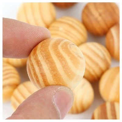 Natural Wood Balls Lavender Repellent Wardrobe Clothes Drawer