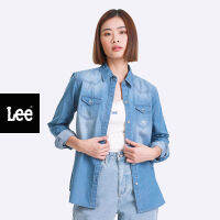 LEE เสื้อเชิ้ตแขนยาวผู้หญิง ทรง REGULAR รุ่น LE F223WSHLN20