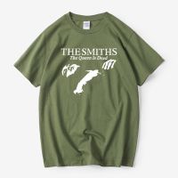 Men Women Cotton T Shirt Summer Tops The Smiths The Queen Is Dead T-Shirt 1980s Lndie Morrissey Bigger Size Homme Loose T-shirt