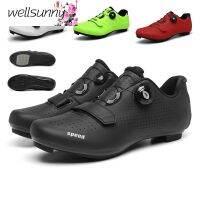 Unisex Road Cycling Cleats รองเท้า Professional Men &amp; Women Sport Sneaker Shoes Road Bike Shoes Biking Shoes Self-Locking Racing Bicycle Shoes