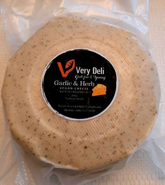 Very Deli Vegan Garlic&Herb Quickmelt Cheese 500g Lazada PH