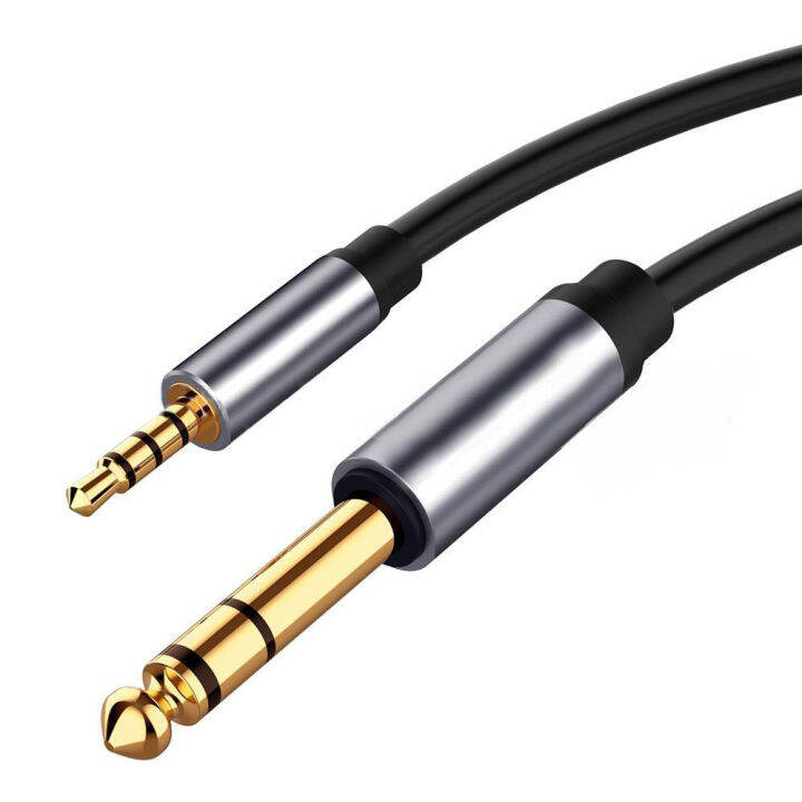 3.5mm to 6.35mm Audio Adapter Auxiliary Cable for Cellphone